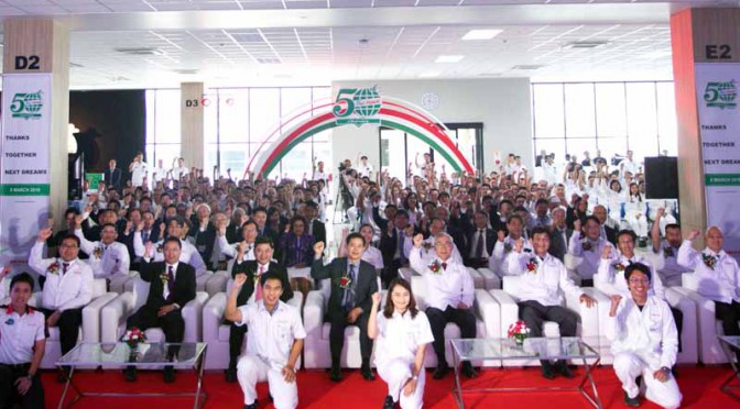 タイ・ホンダ、設立50周年記念式典を開催