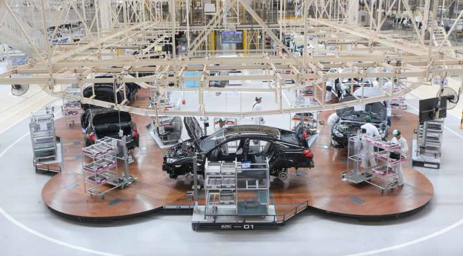 ホンダ、世界初の量産完成車組立ライン「ARCライン」を開発しタイ四輪新工場に導入