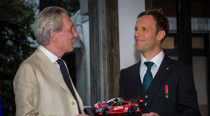SUPER GTのクインタレッリ選手がイタリア共和国勲章を受章