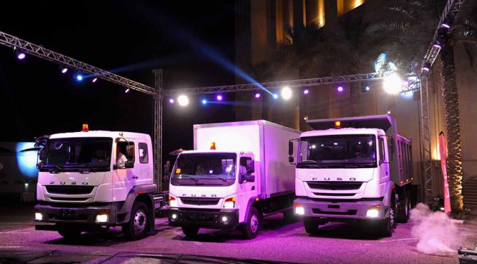 三菱ふそう、強固な基盤を持つ中東クウェートに新型の中大型トラックを新たに投入