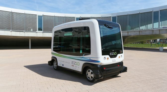 ディー・エヌ・エー、仏EasyMile社と提携し幕張イオンモールで無人運転バス運行を国内初導入