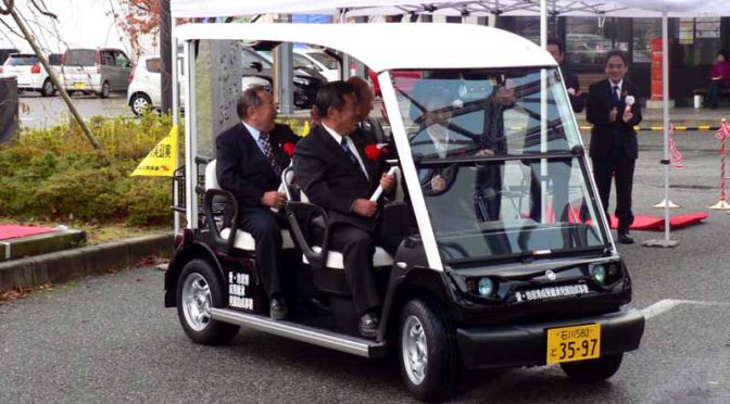 石川県輪島市、エコカートによる地域活性化策が好走。いずれは自動運転も視野に