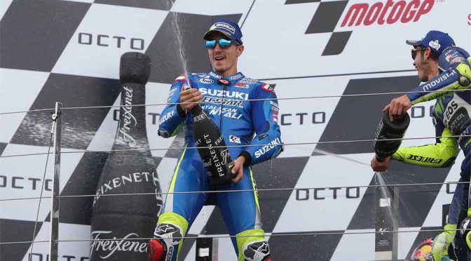 スズキ、MotoGP第12戦イギリスGPで優勝。復帰後初・9年ぶりの美酒