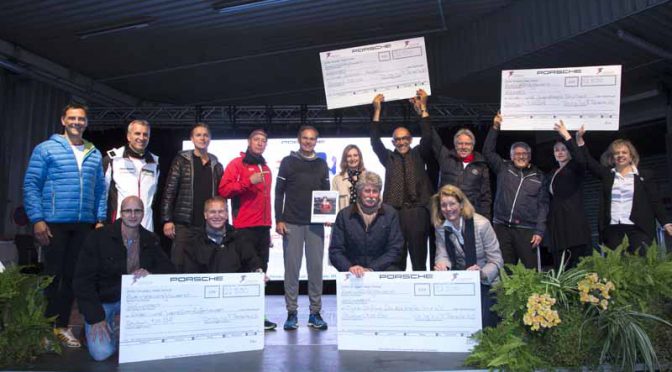 ポルシェ、独での「6時間マラソン」で社会支援活動に180,000ユーロを寄付