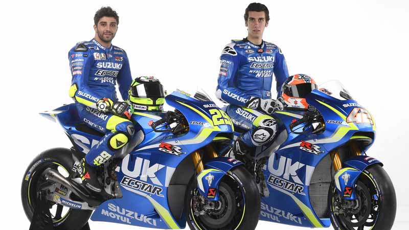 スズキ、二輪ロードレース世界選手権・MotoGP2017の参戦体制を