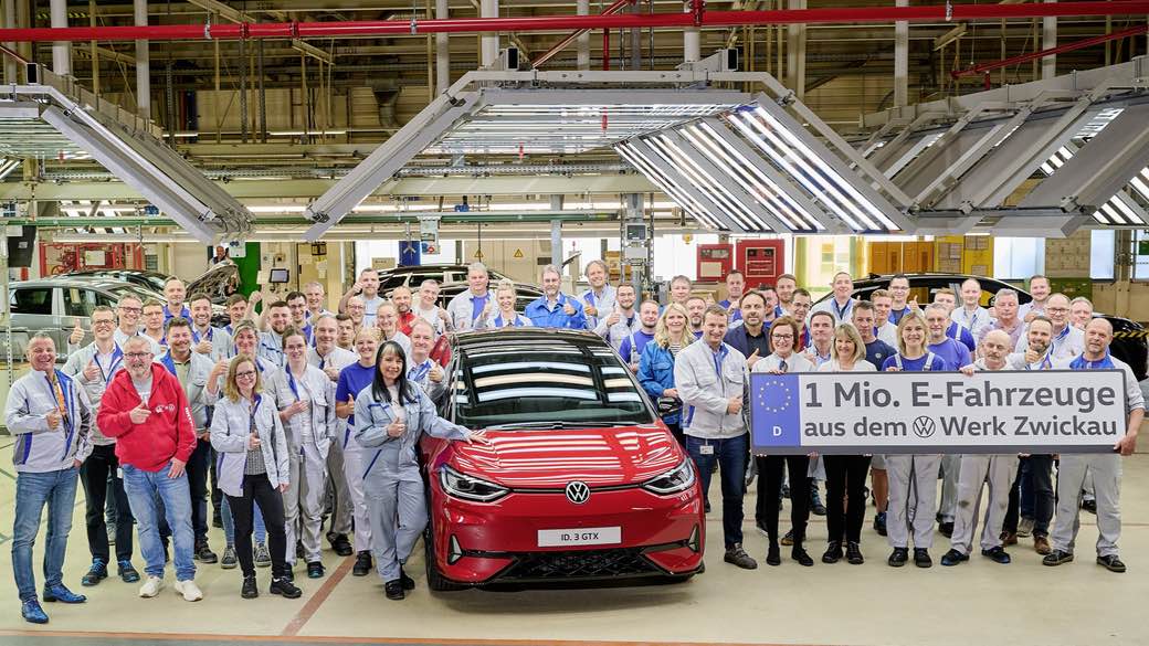 独VW、ツヴィッカウ工場から100万台目のEVが出荷される