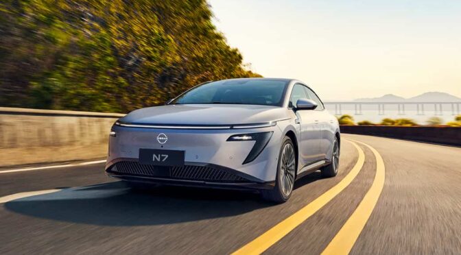 東風日産のＥＶセダン、「Ｎ７」発売１か月で１万７千台超を受注