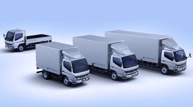 三菱ふそう、ＥＶ小型トラック「eCanter」に新機能を追加