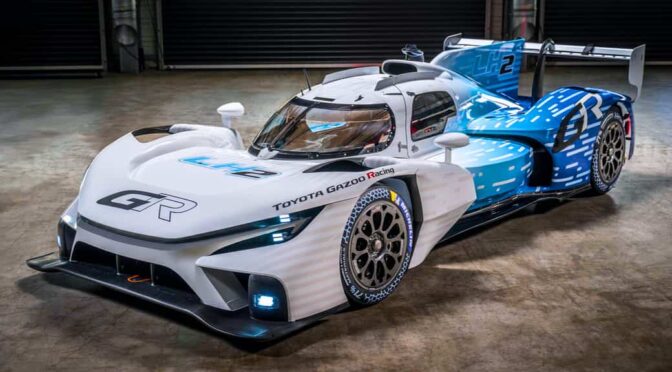 ＴＧＲ、液体水素仕様の「GR LH2 Racing Concept」ル・マン初披露