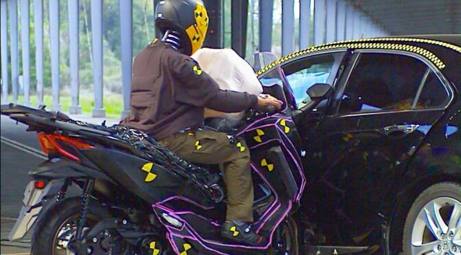 豊田合成、「自動二輪車用エアバッグ」の開発を推進