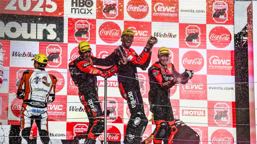 アプリリアRSV4、「鈴鹿8耐」のSSTクラスで3位獲得