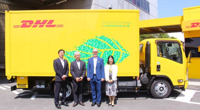 DHLサプライチェーン、日本国内で水素トラックの実証走行を開始