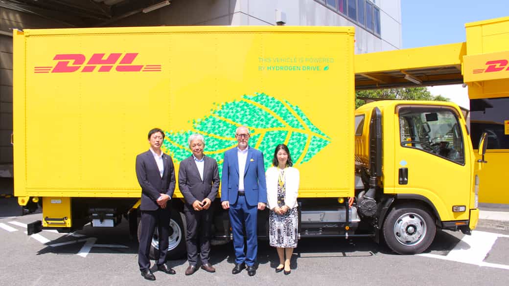 DHLサプライチェーン、日本国内で水素トラックの実証走行を開始