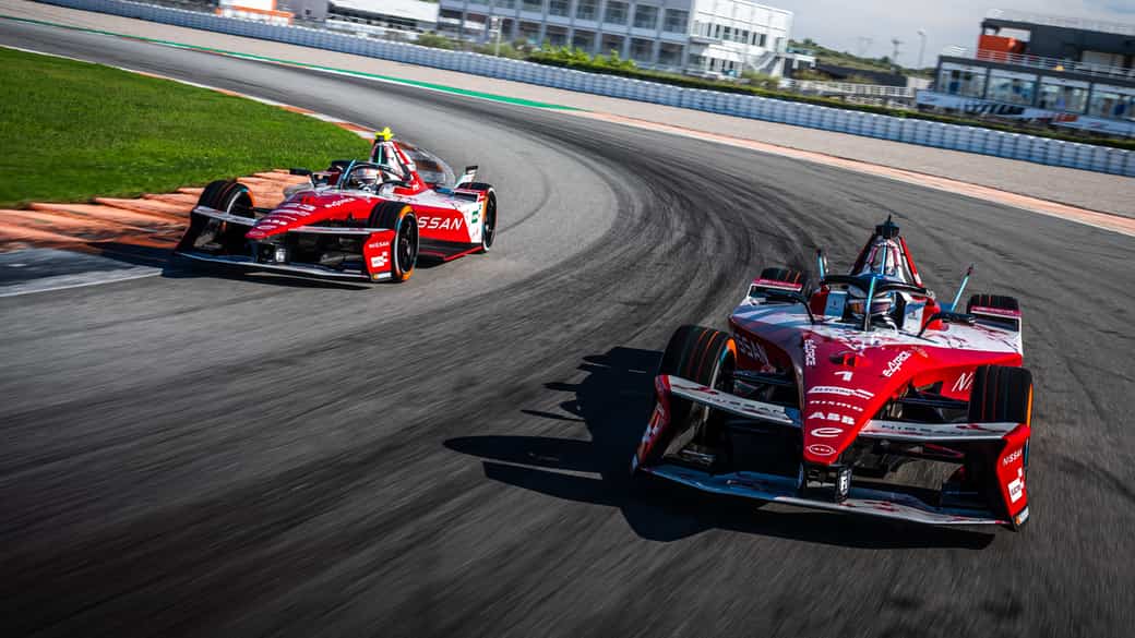 日産フォーミュラEチーム、新たな戦いに向けプレシーズンテストに参加