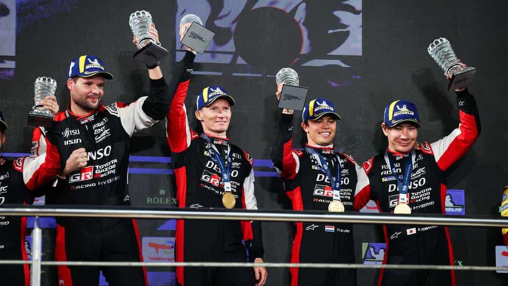 WEC25年最終戦バーレーン、TGRが1・2位でメーカー順位2位に