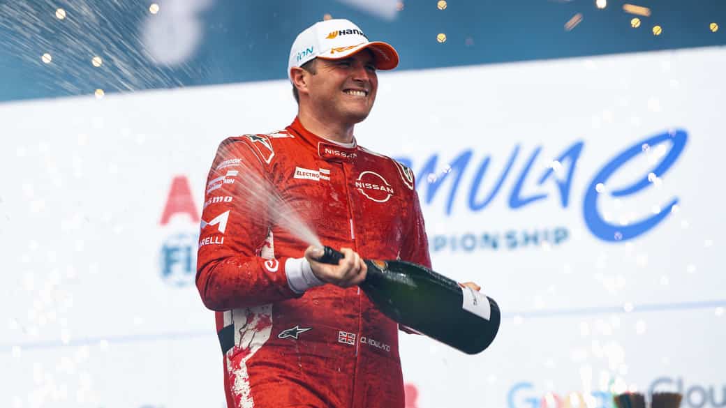 日産フォーミュラEチーム、シーズン12開幕戦で2位表彰台を獲得