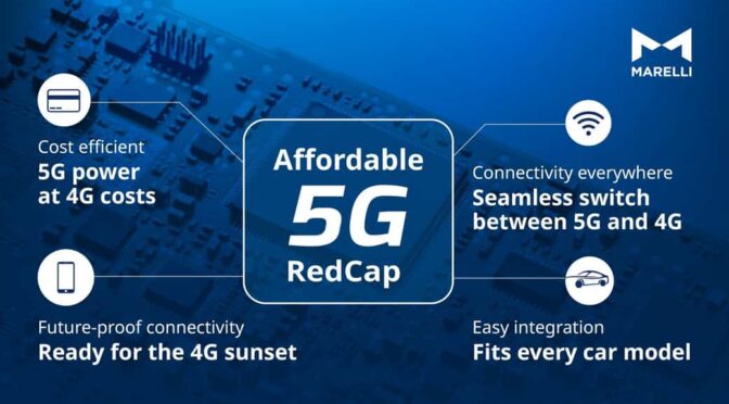 マレリ、自動車向けの手頃な5G RedCap技術を提案