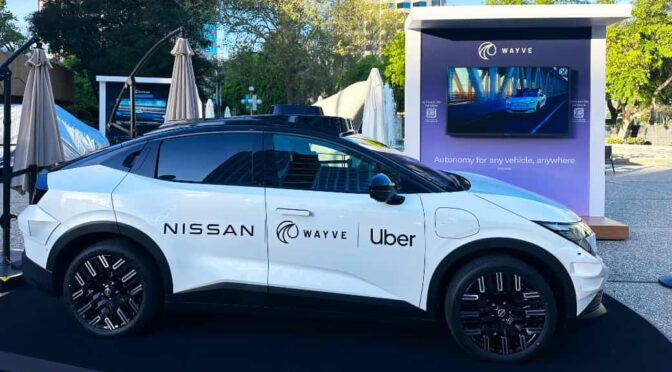 NVIDIA GTC2026、ウェイモと日産がロボタクシー車両を出展