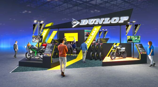 DUNLOP、「第53回東京モーターサイクルショー」に出展