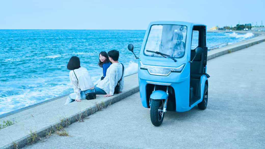 富山・魚津市、EVトゥクトゥクのレンタルサービスを今春再開
